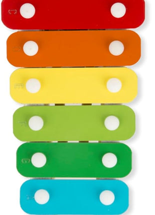 Melissa & Doug Caterpillar Xylophone Musical Toy with Wooden Mallets 15.25" x 6.5" x 1.5", Blue