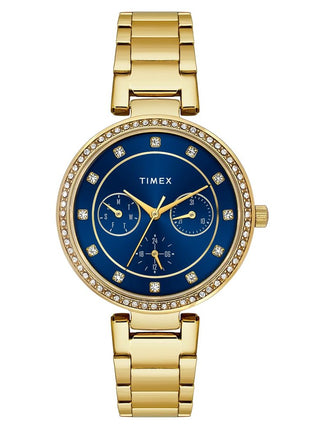 TIMEX Blue Round Dial Analog Women's Watch - TWEL18709