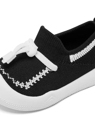Baby Boy Girl Non-Skid Indoor Infant Walking Shoes Breathable Warm Elastic Sock Shoes with Memory Sole Protect Toes Outdoor Sneakers