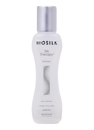 BioSilk Silk Therapy Original, Reconstructing Treatment For Adding Shine & Helping Prevent Split Ends, Sulfate, Paraben, & Cruelty-Free, 2.26 Oz