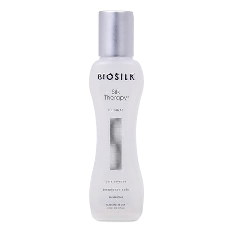BioSilk Silk Therapy Original, Reconstructing Treatment For Adding Shine & Helping Prevent Split Ends, Sulfate, Paraben, & Cruelty-Free, 2.26 Oz