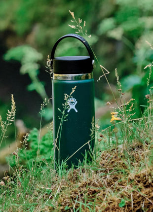 Hydro Flask Water Bottle - Insulated Stainless Steel - Wide Mouth Flex Lid, Non Spill, Leakproof and Refillable in 20 Oz