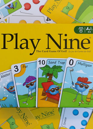 Play Nine The Card Game of Golf, Ages 8 and Up, Couples Date Night Gift, Game Night Favorite, 15 Min Gameplay, Family Friendly Card Game for Kids, Teens & Adults, Great Golf Gift