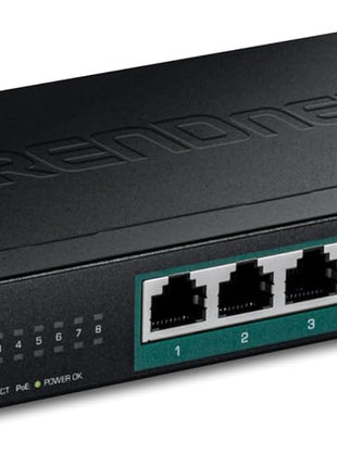 TRENDnet 8-Port 2.5G PoE++ Switch, TPE-BG380, 8 x 2.5GB PoE++ Ports, 230W Poe Power Budget, 40Gbps Switching Capacity, NDAA + TAA Compliant, Lifetime TRENDnet Protection