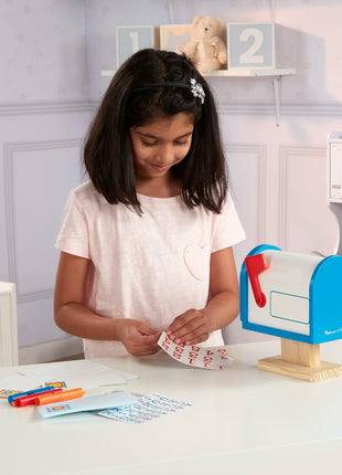 Melissa & Doug My Own Wooden Mailbox Activity Set and Educational Toy