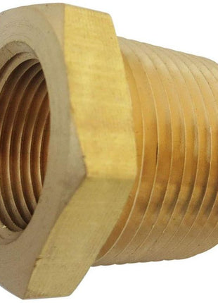 TL TOOLEGIN 1/2 inch NPT Male x 1/4 inch NPT Female Brass Bushing Reducer Reducing Pipe Adapter Fitting 5pcs 1200 PSI