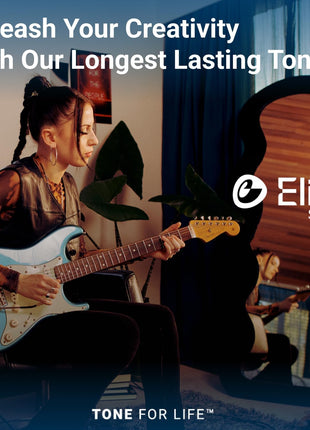 Elixir Strings, Electric Guitar Strings, Nickel Plated Steel with NANOWEB Coating, Longest-Lasting Bright Tone with Comfortable Feel, 6 String Set, Light 10-46