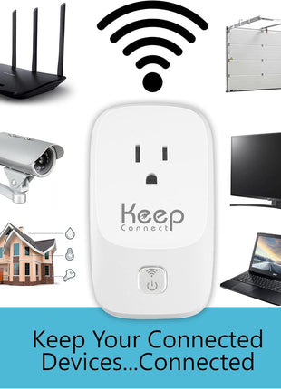 MAX Router Rebooter, Wi-Fi Reset Device, Monitors Connectivity and Resets When Required. No App Necessary. If You Enter a Phone Number it Will Send Texts Upon resets.