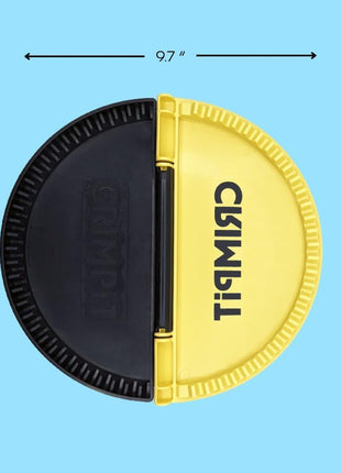 CRIMPiT Large Tortilla Sealer - For 10-12" Flour Tortillas | Make Sealed Tacos, Quesadillas, Burritos & More | Mess-Free Meals in Seconds | BPA-Free, Dishwasher Safe | Made in UK & USA