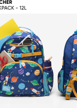 Simple Modern Medium Disney Toddler Backpack for School Girls and Boys | Kindergarten Elementary Kids Backpack | Fletcher Collection | Kids   15 inch tall | Princess Rainbows