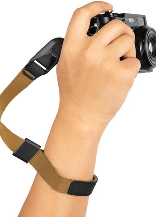 Peak Design Cuff Camera Wrist Strap, Compatible with DSLR, Compact and Point-and-Shoot Cameras, Low Profile, Quick Release