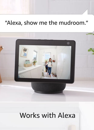 Ring Indoor Cam, Home or business security in 1080p HD video, Black