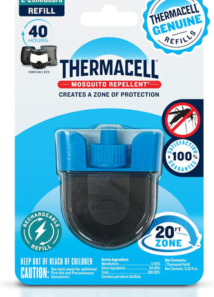 Thermacell Rechargeable Mosquito Repeller Refills; Advanced Repellent Formula Provides 20 Foot Protection Zone; Compatible with Thermacell E-Series & Radius Only; No DEET, Spray or Flame