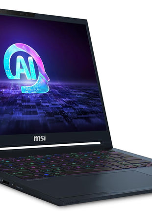 msi Stealth 14 AI Studio 14 inch 165Hz FHD+ Gaming Laptop: Intel Core Ultra 9-185H, NVIDIA Geforce RTX 4060, 32GB DDR5, 1TB NVMe SSD, Thunderbolt 4, Win 11 Pro: Star Blue A1VFG-091US