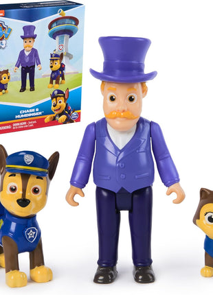 Paw Patrol Chase, Mayor Humdinger & Cat Chase Collectible Figure Pack | 3 Collectible Action Figures, Chase Figure, Mayor Humdinger & Cat Chase Figures, Kids Toys for Boys & Girls Ages 3+