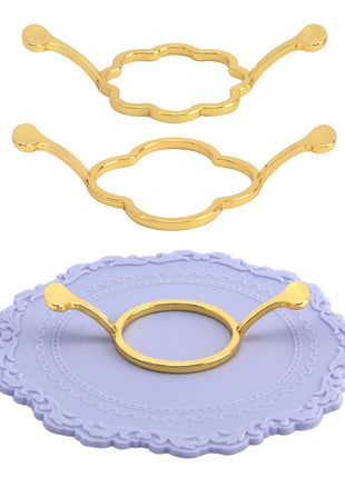 Wax Seal Stamp Kit - 3 Metal Molds & Silicone Mat | DIY Envelope Seals for Wedding Invitations, Gift Wrapping & Cards | Ideal for Crafting Enthusiasts