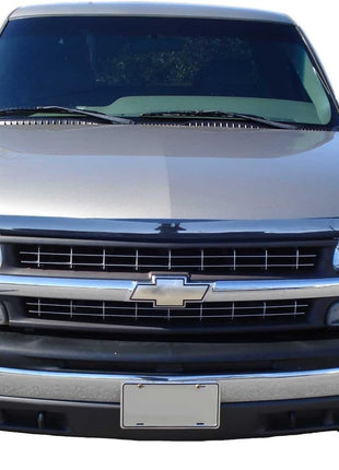 Auto Ventshade [AVS] Hoodflector Bug Shield / Hood Protector | Fits 2000-2006 Chevrolet Tahoe, Suburban 1500 & 2500, 1999-2002 Silverado 2500, 2001-2002 Silverado 3500, 1 pc. | Dark Smoke - 21936