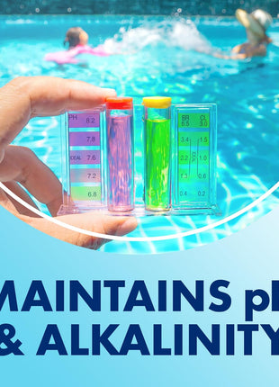 ARM & Hammer Clear Balance Swimming Pool Alkalinity pH Maintenance Tablets, White, 1 Pack, 24 Count
