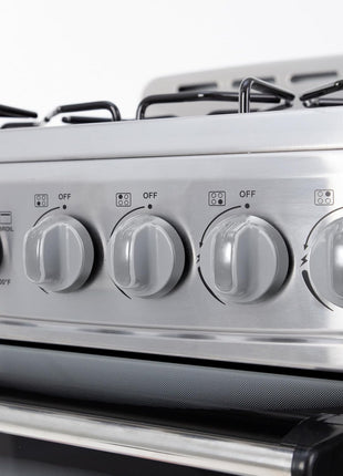Avanti Compact Gas Range Oven, 4 Sealed Burners, 20-Inch, Stainless Steel | Avanti Compact Gas Range Oven, Freestanding with 4 Sealed Burners, Broiler with Pan, Storage Drawer, 20-Inch, Stainless Steel