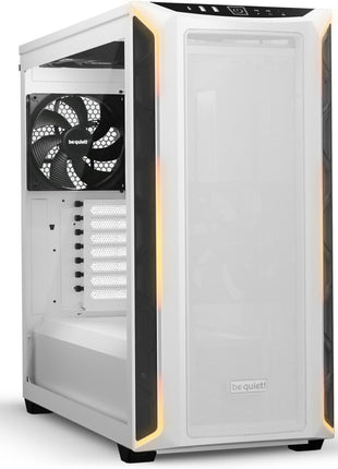 be quiet! Shadow Base 800 DX White ARGB – ATX Mid-Tower Gaming PC Case, High Airflow Design, Tempered Glass, E-ATX Support, 420mm Radiator Ready – BGW62