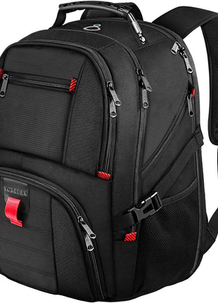 YOREPEK Large Laptop Backpack for Men, Heavy Duty Travel Backpack | Carry On Flight Approved, 17 Inch College Work Bookbag, Water Resistant Business Backpack for Men Women mochilas para hombres