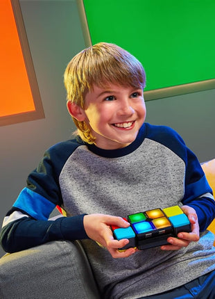 Moose Games Flipslide, Handheld Puzzle Game, Travel Toy Ages 8-13 | 4 modes (Speed, Multiplayer, Level, Memory) fast-paced puzzle fun; travel game and great gift for boys and girls ages 8-13