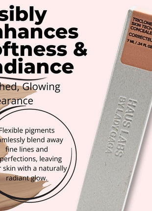 HAUS LABS BY LADY GAGA Triclone Skin Tech Hydrating + De-puffing Concealer with Fermented Arnica 12 Light Rosy