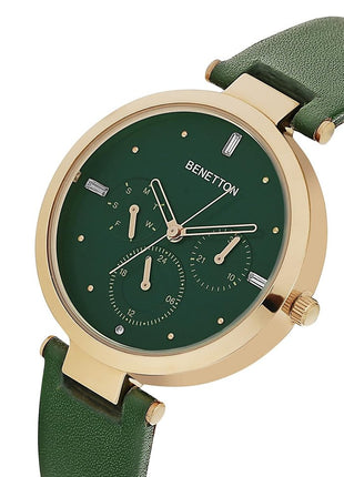 United Colors of Benetton Women Green Round Dial Analog Watch - UWUCL1004