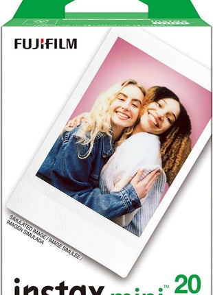 Fujifilm Instax mini Instant Daylight Film (Twin Packs + 32 GB USB Flash Drive) with Sunshine Photo Microfiber Cleaning Cloth... (1 Twin Pack)