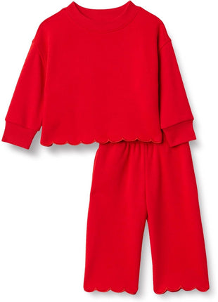 Amazon Essentials x Sofia Grainge Toddler Girls' French Terry Pant and Top Set, Butter Yellow, 3T