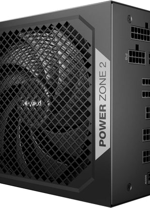 be quiet! Power Zone 2 1000W ATX 3.1 PSU | 80 Plus and Cybenetics Platinum Efficiency | Zero RPM Low-Noise Power Supply | PCIe 5.1 Ready | Black | BP008US