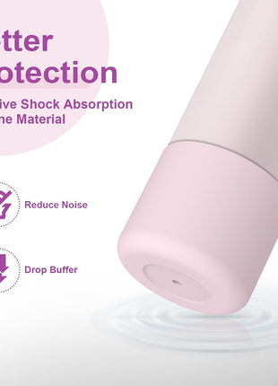 2PCS Silicone Water Bottle Boot for Owala 24oz 32oz 40oz, Anti-Slip Protective Sleeve Bottom Bumper Protector for FreeSip, Twist, and Flip Stainless Steel Water Bottles