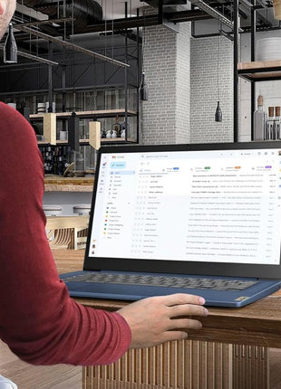 Lenovo Flagship Chromebook, 14'' FHD Touchscreen Slim Thin Light Laptop Computer, 8-Core MediaTek Kompanio 520 Processor, 4GB RAM, 64GB eMMC, WiFi 6,Chrome OS, Abyss Blue