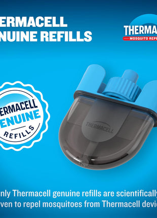 Thermacell Rechargeable Mosquito Repeller Refills; Advanced Repellent Formula Provides 20 Foot Protection Zone; Compatible with Thermacell E-Series & Radius Only; No DEET, Spray or Flame