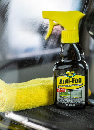Invisible Glass 92472 Anti-Fog Interior Windshield Treatment Car Glass Defogger Cleaning Spray Prevents Windshield Fogging To Improve Driving Visibility, No Streaks or Haze, 8 Fl Oz, Pack of 1