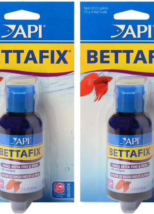 API BETTAFIX Antibacterial & Antifungal Betta Fish Infection and Fungus Remedy 1.7-Ounce Bottle