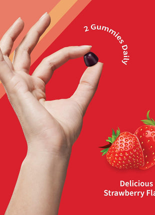Garden of Life Vitamin Code CoQ10 Gummies, Strawberry Flavor, 60 Gummies | Heart Health and Cellular Energy Support with Prebiotics and Probiotics, No Added Sugar, Gluten-Free, Non-GMO