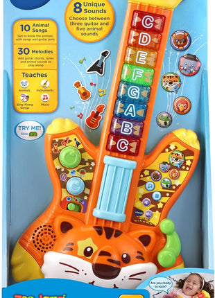 VTech Zoo Jamz Tiger Rock Guitar, Orange