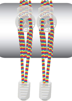 LOCK LACES (Elastic Shoelace and Fastening System) (Black)