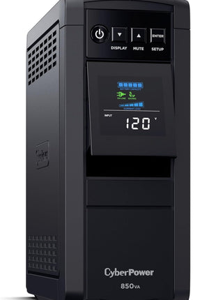 CyberPower CP850PFCLCD PFC Sinewave UPS Battery Backup and Surge Protector | Surge Protector, 850VA/510W, 10 Outlets, AVR, Mini-Tower
