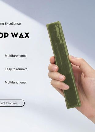 Green DOP Wax Fit for Lapidary Cabachon Forming Cutting and Polishing Versatile