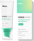 Hero Cosmetics Force Shield Superlight Sunscreen SPF 30 - Everyday SPF 30 for Acne-Prone Skin with Zinc Oxide, Green Surge, and Extremolytes - Fragrance Free and Reef Safe (50 ml)