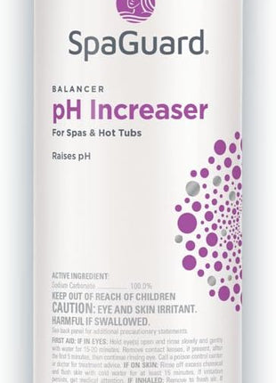 SpaGuard pH Increaser, 1.12 lb, Single, pH Raiser for Spas & Hot Tubs, Protects Equipment from Corrosion, Balances Water