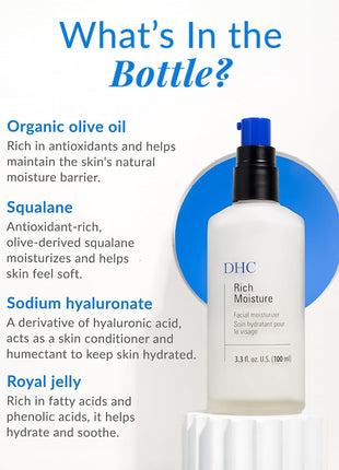 DHC Hydrating Day & Night Set, featuring Rich Moisture, 3.3 fl. oz. and Extra Nighttime Moisture, 1.5 oz. Net wt.