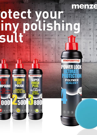 menzerna Polishing Set 8oz – HCC1000, MCC2500 & 3800 | 3-Step System for Scratch Removal, Swirl Elimination & Mirror-Like Finish