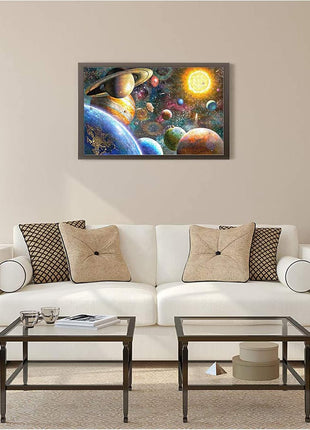 Jigsaw Puzzles 1000 Pieces for Adults(Ages 14+, Families (Space Traveler, Solar System) Pieces Fit Together Perfectly