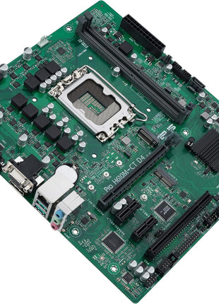 ASUS Pro H610M-CT D4-CSM LGA 1700(Intel 12th Gen&Intel vPro) TCO-Optimized Commercial Motherboard(PCIe 4.0,DDR4, DP/HDMI/D-Sub,USB 3.2 Gen 2,M.2 Key E Slot,TPM IC onboard,SMBUS,ACCE, Boot Defender)