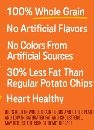 SunChips 100% Whole Grain Chips, Variety Pack, 1 oz Bags, Pack of 40, No Artificial Flavors, Colors