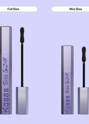 Kosas Soulgazer Lengthening + Lifting Peptide Mascara – Smudge-Proof, Clump-Free Mascara + Lash Serum 2-in-1 for Long, Defined Lashes – Curvilinear Molded Brush, Vegan, Sensitive-Eye Safe