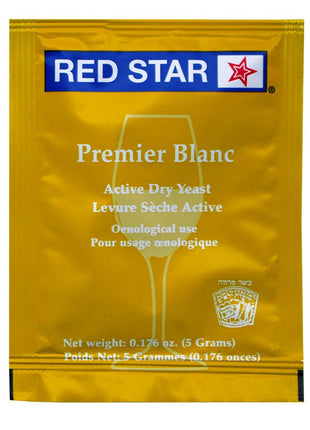 WINE YEAST 6 PACK RED STAR Premier Blanc Fermentis Champagne Yeast